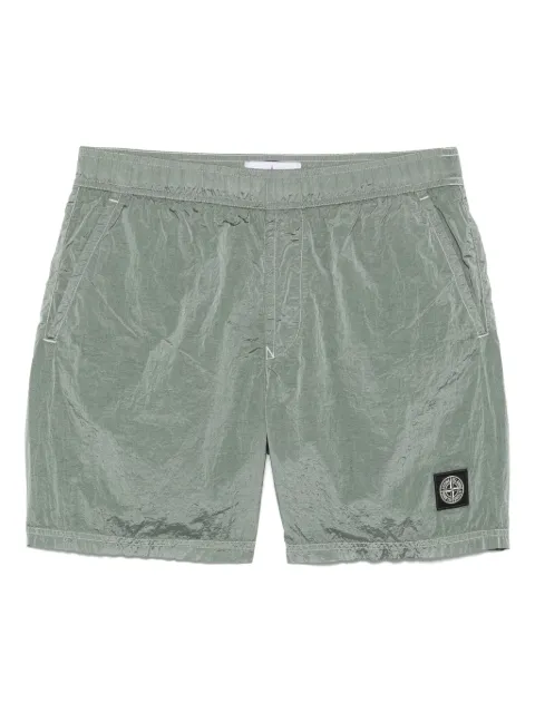 Stone Island Compass-patch swim shorts