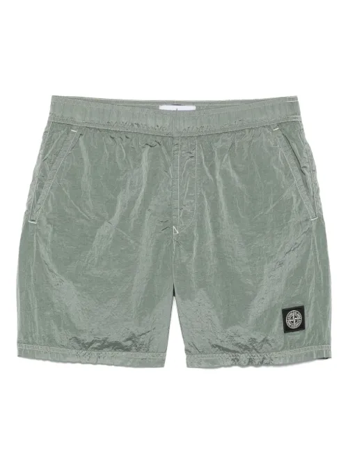 Short de bain à patch Compass - Stone Island - Modalova