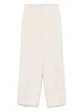 MSGM mélange trousers - Neutrals