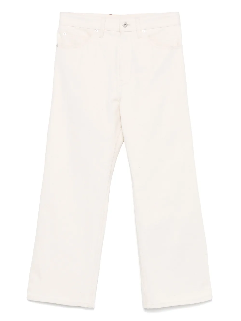 Jil Sander jean à patch logo | tons neutres | Image 1