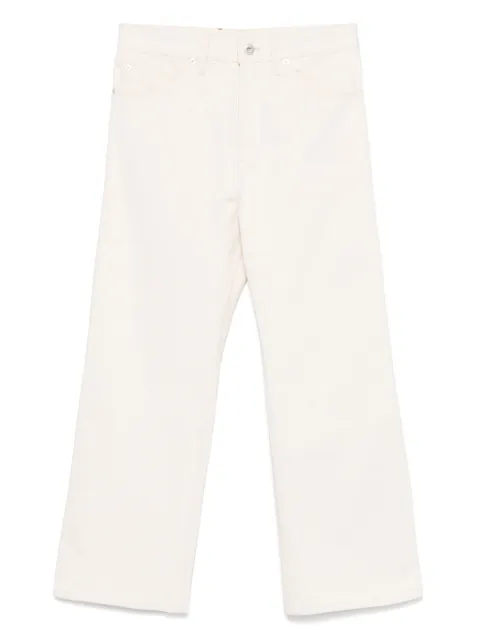 Jil Sander logo-patch jeans