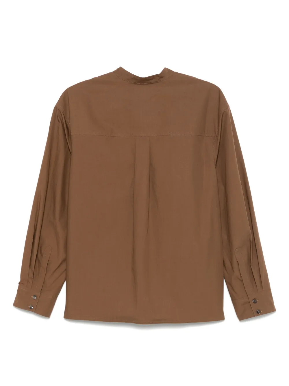 Yves Salomon Popeline shirt - Bruin