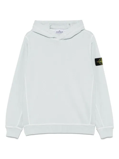 Stone Island hoodie en coton - Bleu - Stone Island - Modalova