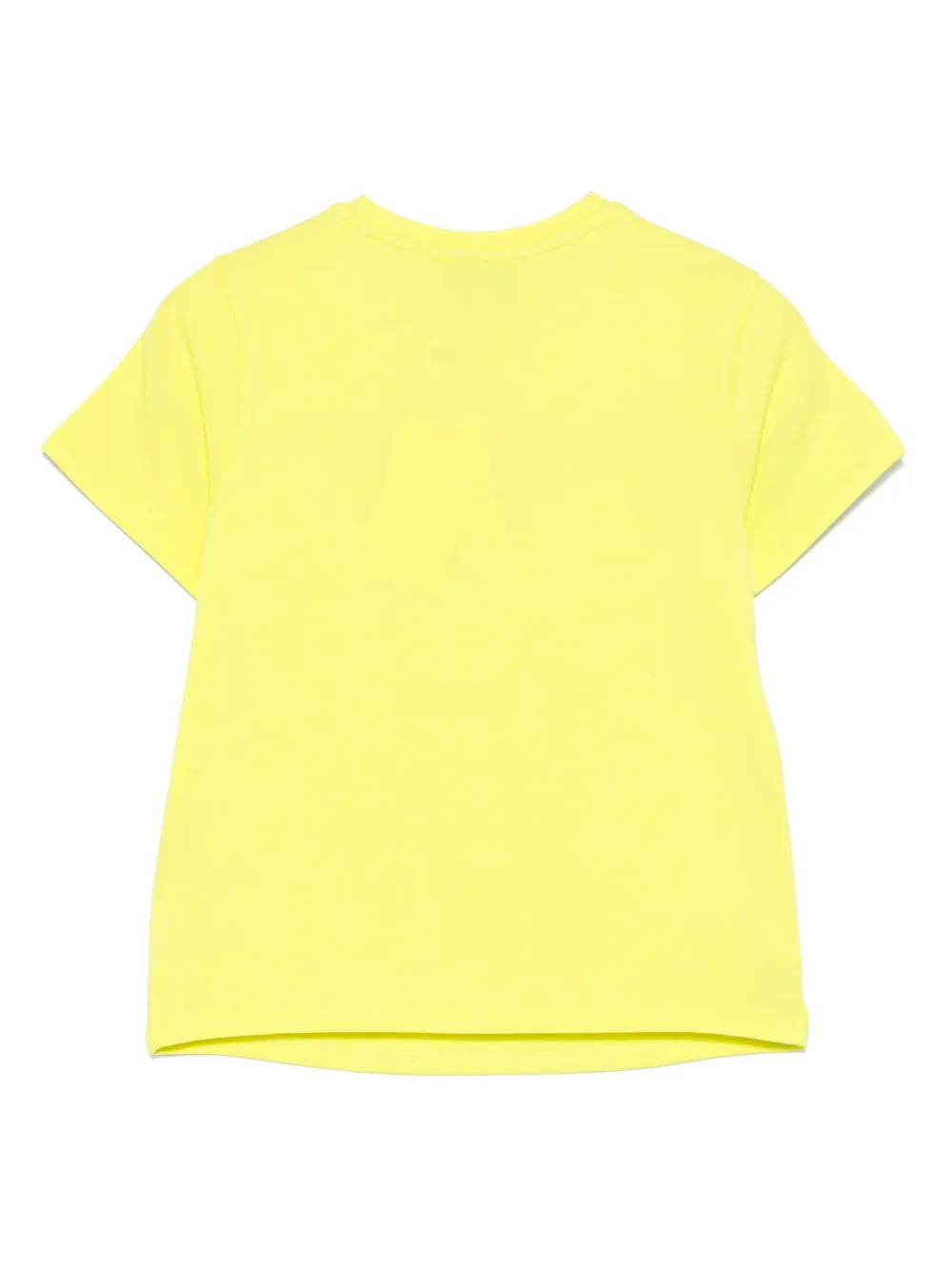 TWINSET Kids Oval T-shirt met stras Geel