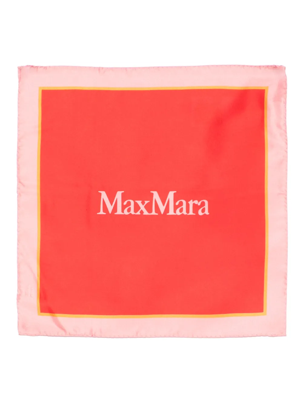 Max Mara Sjaal met logoprint Rood