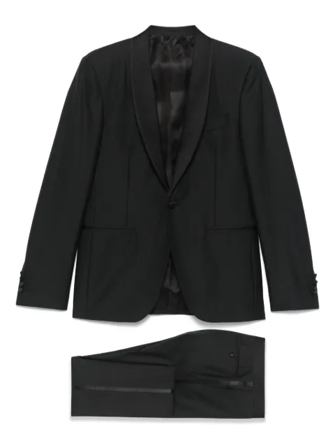 Canali shawl-lapels suit