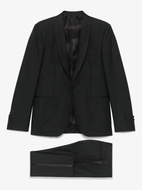 Canali traje con cuello esmoquin