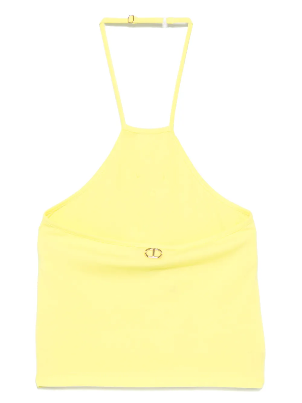 TWINSET Kids Top met bloemenapplicatie Geel