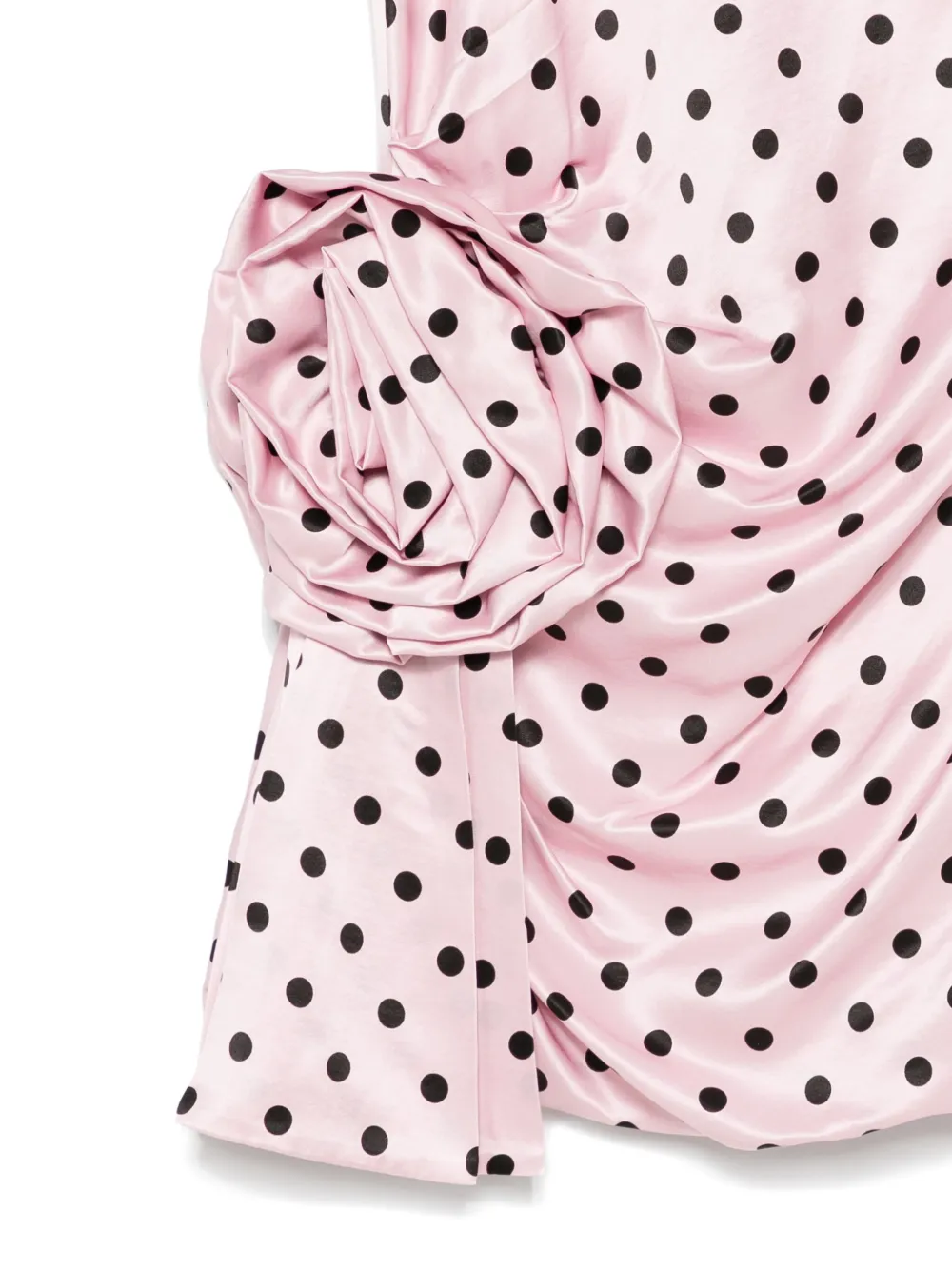 Balmain Kids Jurk met stippen Roze