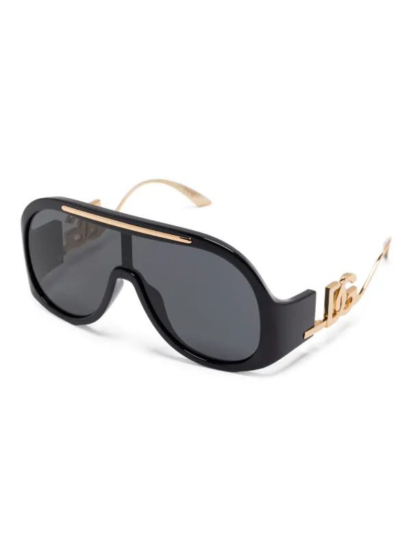 Dolce & Gabbana Logo Sunglasses Silver Gold Metal & 1- Eyewear DOLCE & GABBANA Metal Filigree DG 4212 Square Sunglasses  main image 3