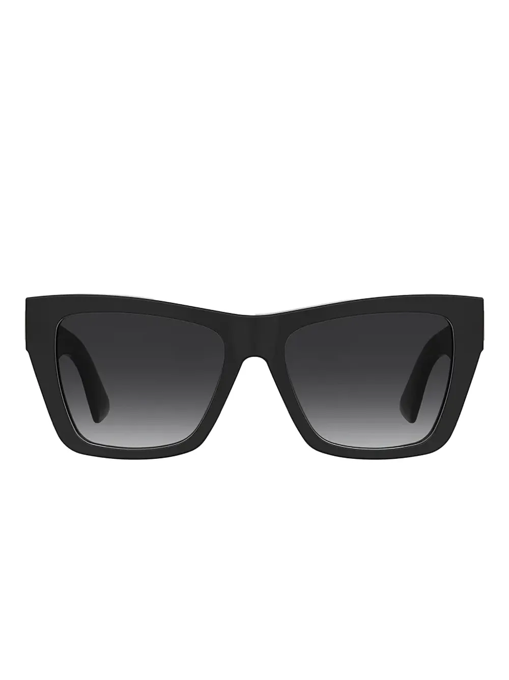Moschino Eyewear Square Sunglasses In ブラック