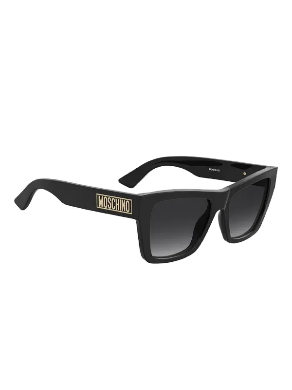 Moschino Eyewear logo-plaque rectangle-frame Sunglasses  display picture 1