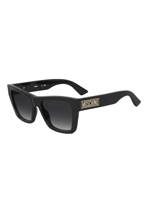 在庫一掃セール売れ筋ランキング Moschino Eyewear FARFETCH | Black | Sunglasses Square バッグ