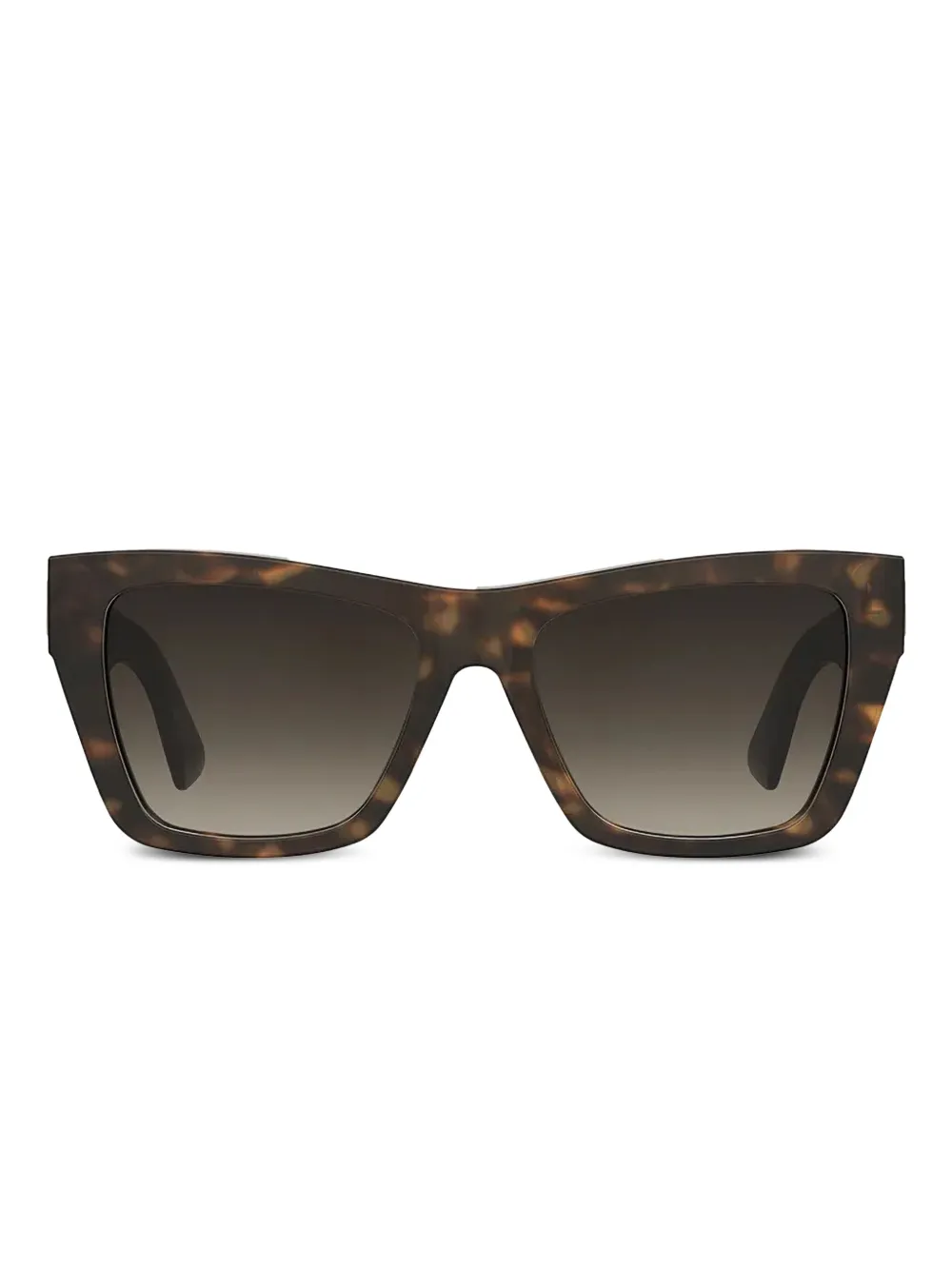 Moschino Eyewear Zonnebril met logo Bruin
