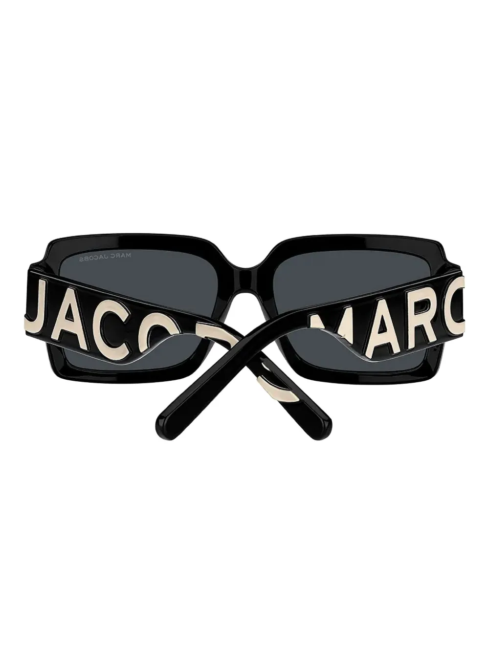 Marc Jacobs Eyewear Zonnebril met vierkant montuur Zwart