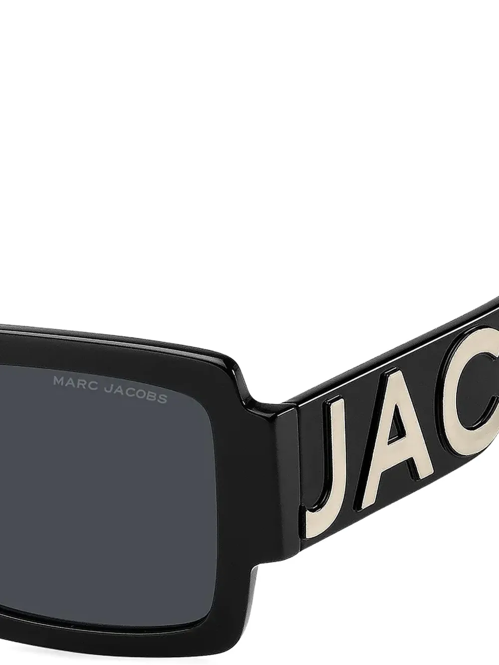 Marc Jacobs Eyewear Zonnebril met vierkant montuur Zwart
