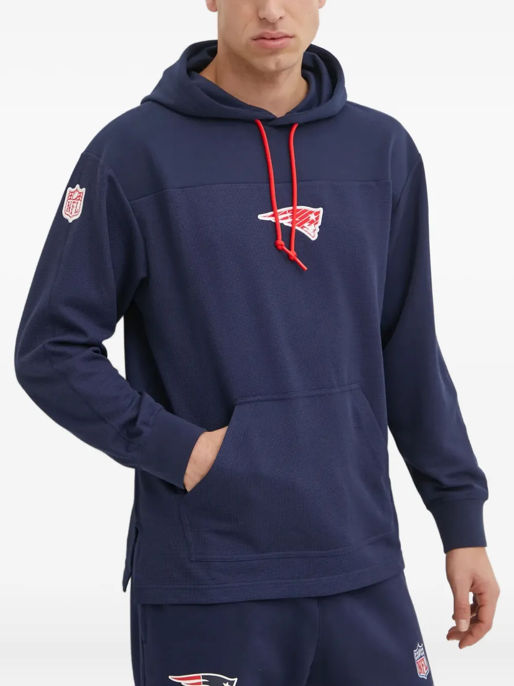 Nike x NFL New England Patriots hoodie met logopatch Blauw