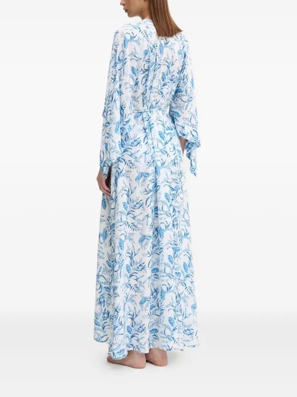 Melissa Odabash Edith Floral Beach Dress | White | FARFETCH