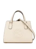 Gucci Pre-Owned 2016-present Medium Dollar Calf Soho satchel - White