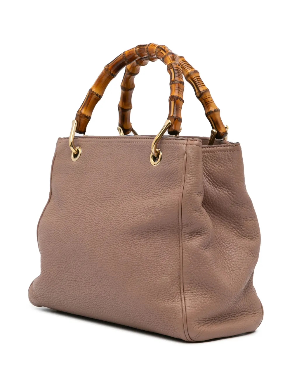 Gucci Pre-Owned Borsa shopper piccola in bambù e pelle di vitello XX secolo | Pre-owned | Image 2
