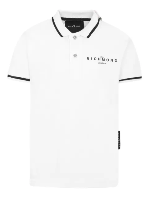 John Richmond Junior logo-print polo shirt 