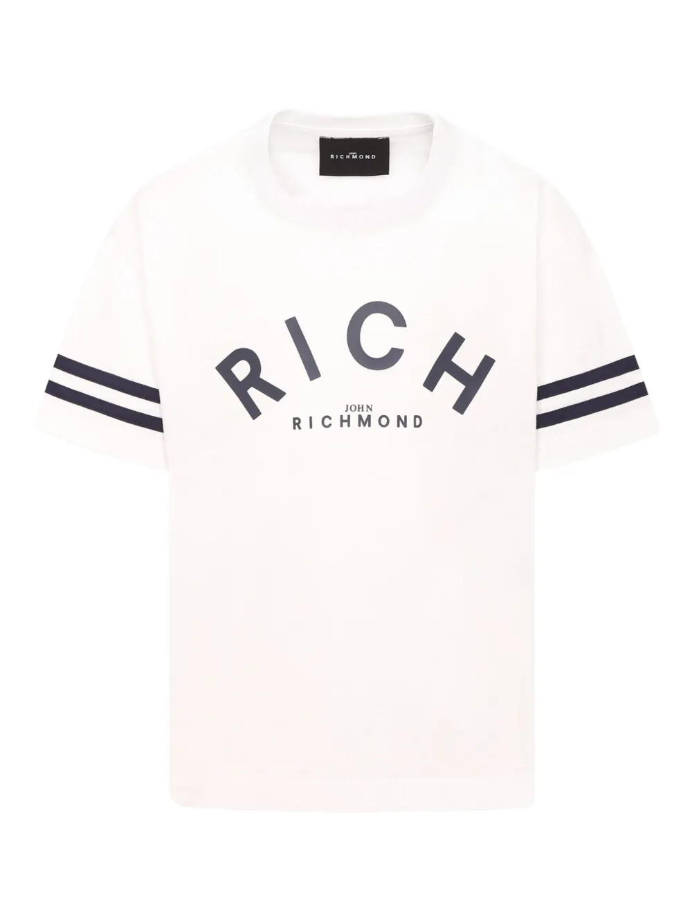 John Richmond Junior logo-print T-shirt Wit