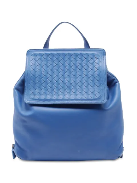 Bottega Veneta Pre-Owned 2012-2024 Leather Intrecciato backpack