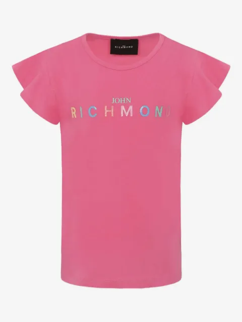 John Richmond Junior T-Shirt mit Logo-Print
