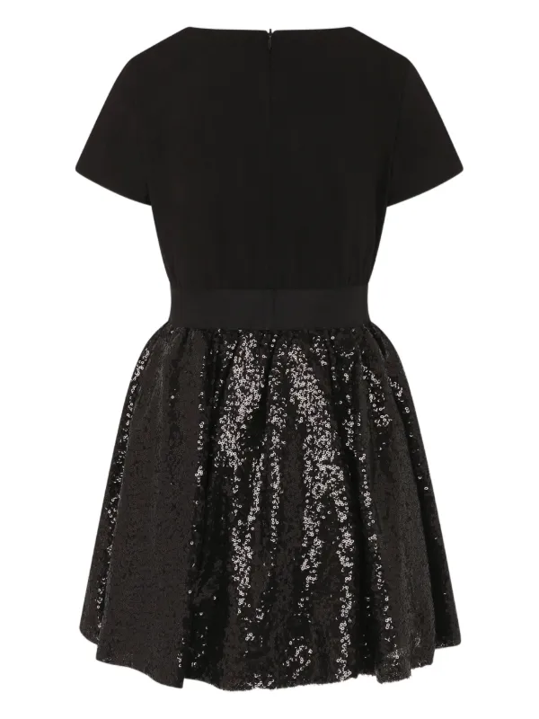 John Richmond Junior sequin-embellished Dress Black