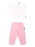John Richmond Junior logo-print trousers set (two-pieces) - White