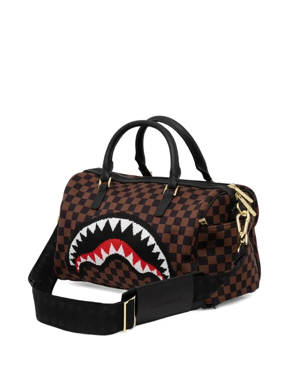 Sprayground Sharks in Paris 2.0 checked-pattern duffel bag | Mujer | Image 2