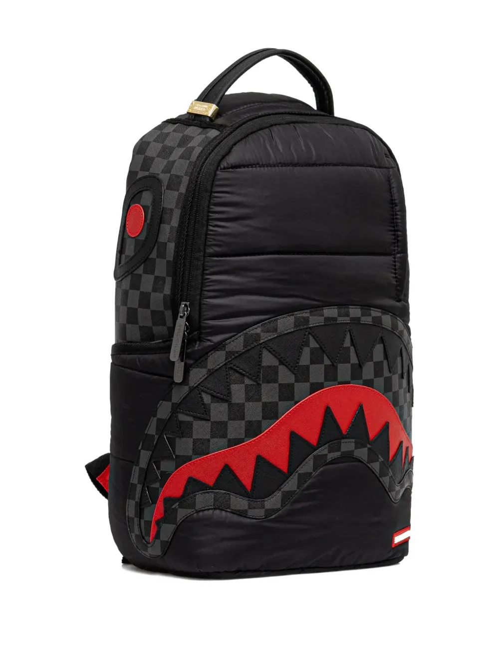 Sprayground shark-appliqué checked backpack | Backpacks | Image 2