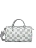 Sprayground mini Air To The Throne checked-pattern duffle bag - Grey