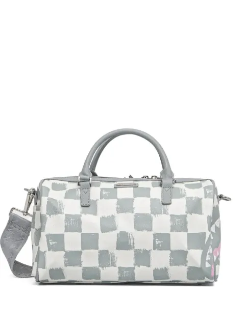 Sprayground mini Air To The Throne checked-pattern duffle bag