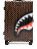 Sprayground Sharks in Paris hard-shell suitcase - Brown