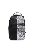 Sprayground Dark Wave quilted graphic-print backpack - Black