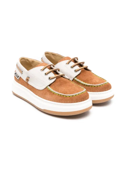 MSGM Kids seglarskor i mocka