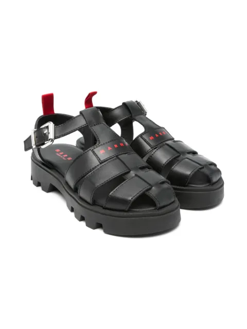 Marni Kids leather sandals