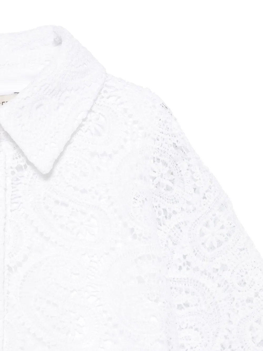 TWINSET Kids Kanten shirt Wit