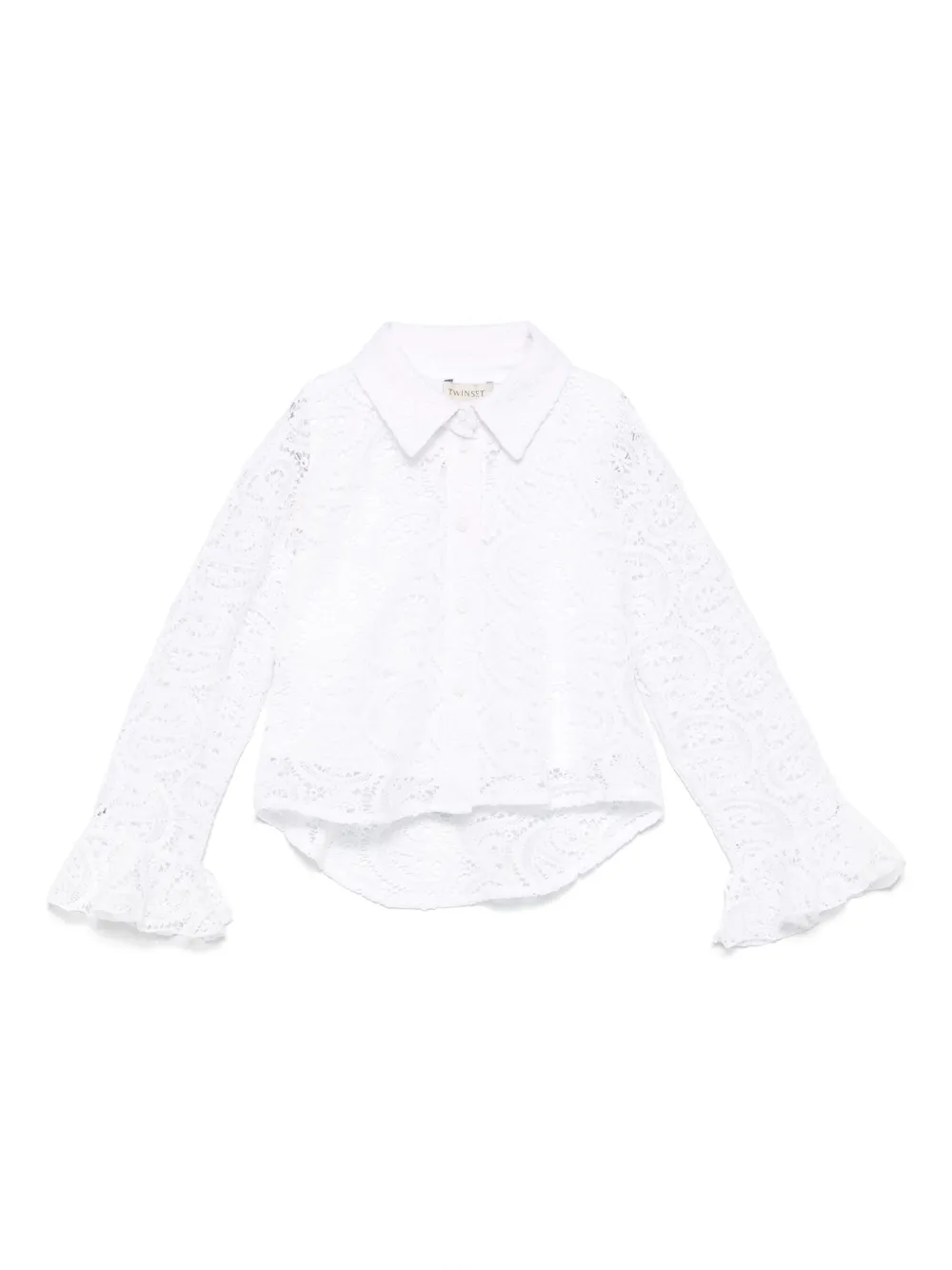 TWINSET Kids Camisa com renda | Branco | Image 1