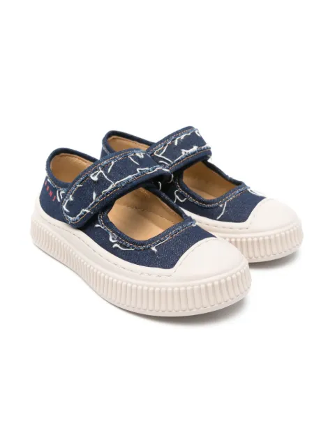 Marni Kids denim sneakers