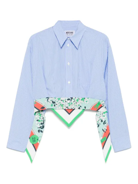 MOSCHINO JEANS top con paneles en contraste