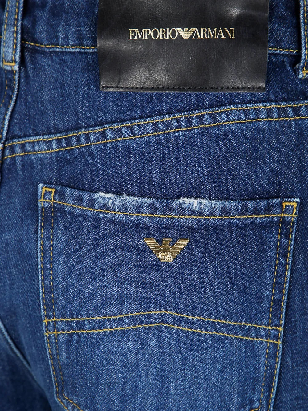 EMPORIO ARMANI STRAIGHT-LEG JEANS