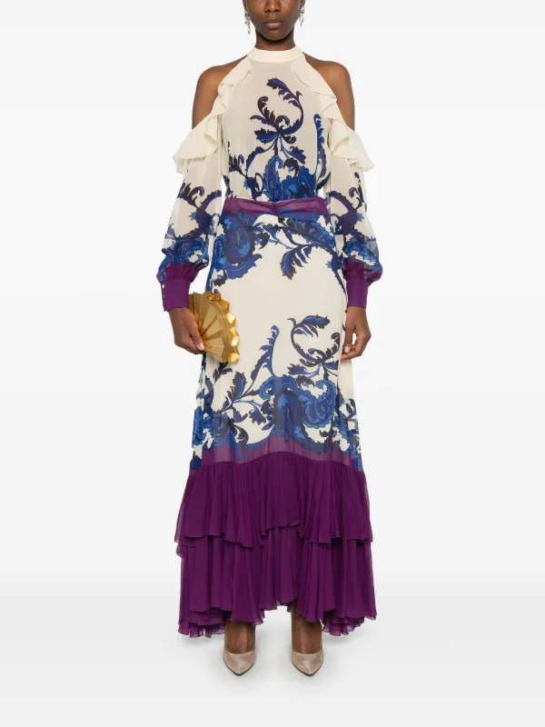 ETRO ペイズリー マキシスカート マルチカラー ETRO ペイズリー マキシスカート | ニュートラル | FARFETCH JP