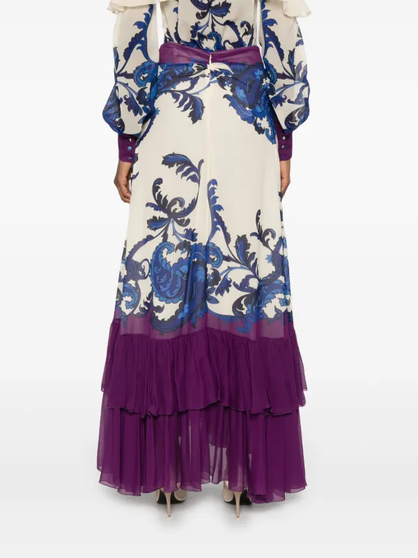 【Etro】ペイズリー maxiスカート ETRO ペイズリー マキシスカート | ニュートラル | FARFETCH JP
