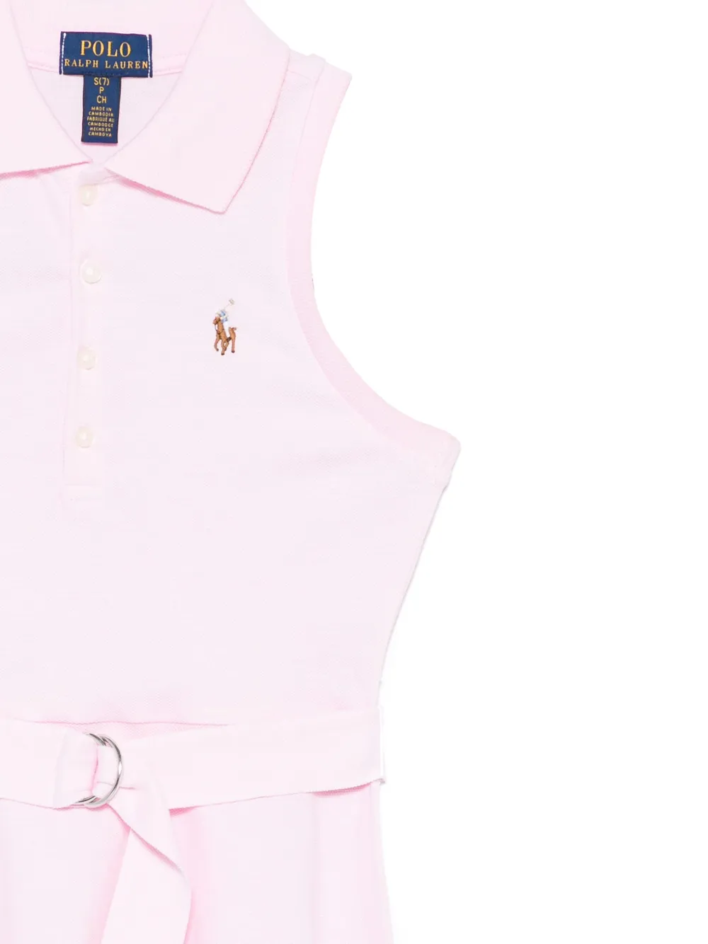 POLO RALPH LAUREN KIDS Jurk met ceintuur Roze