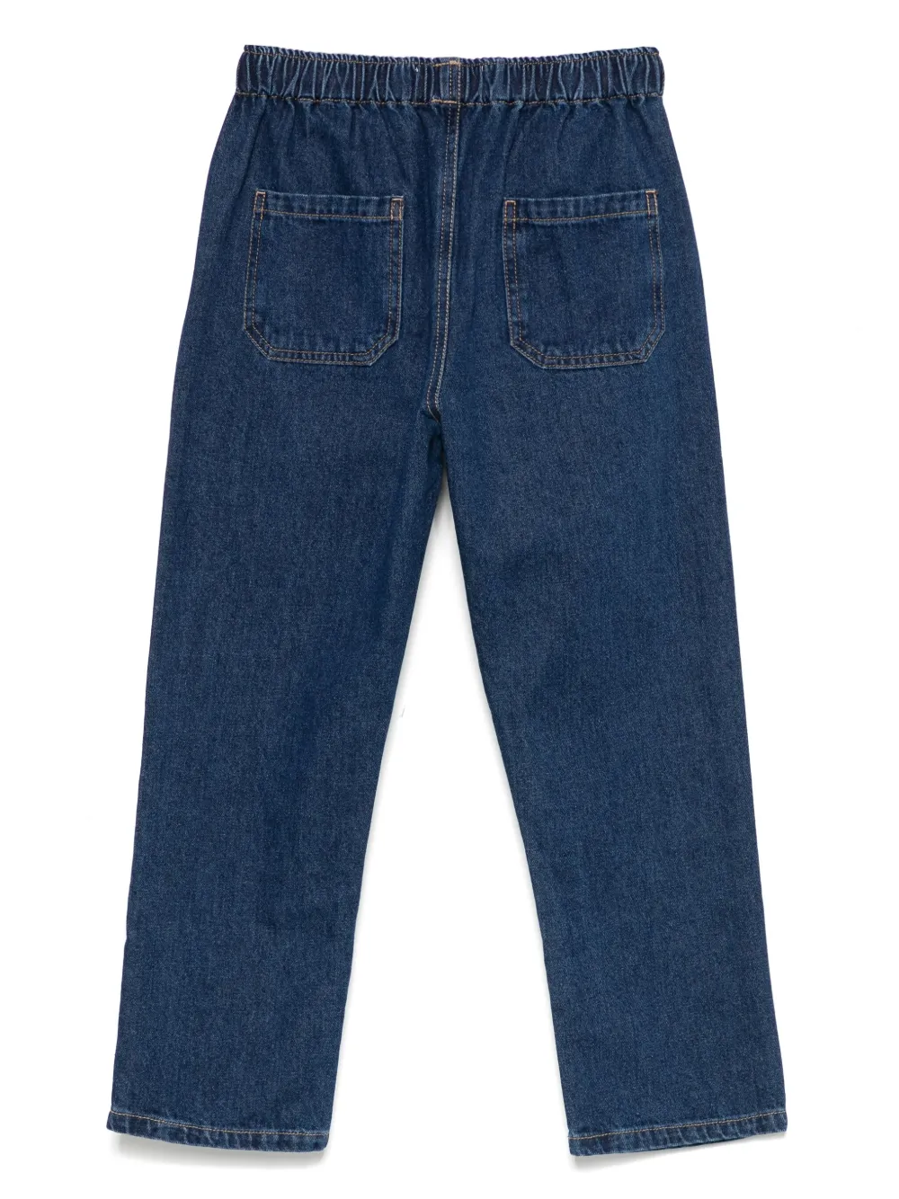 Bobo Choses Jeans met golvend logo Blauw