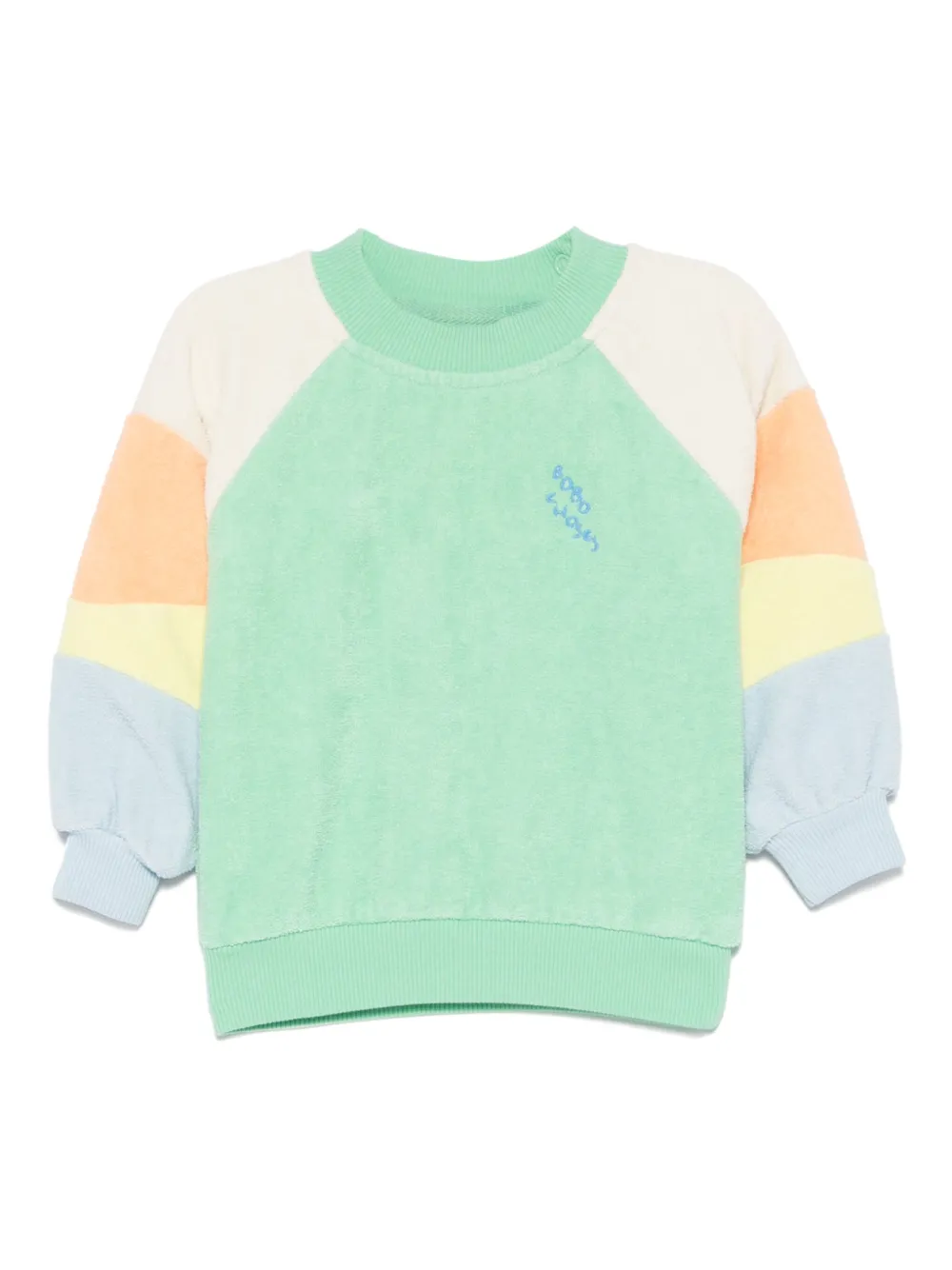 Bobo Choses Felpa in spugna con design color-block | verde | Image 1