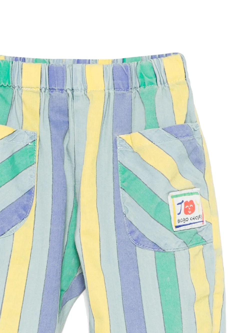 Bobo Choses Gestreepte broek Geel