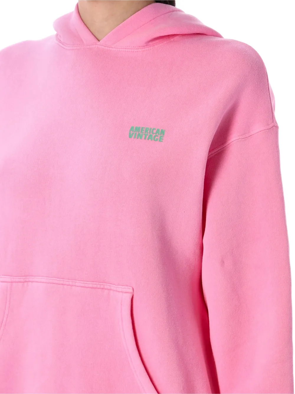 American Vintage Izubird hoodie Roze